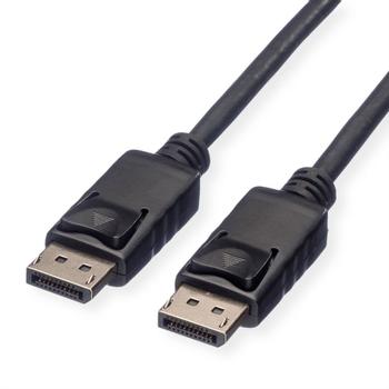 ROLINE DisplayPort kabel, LSOH DP han / DP han - sort - 7,5 m. (11.04.5765)