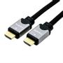 ROLINE HDMI High Speed Kabel 1,5 m sort/sølv, Ethe, rnet, Han-Han