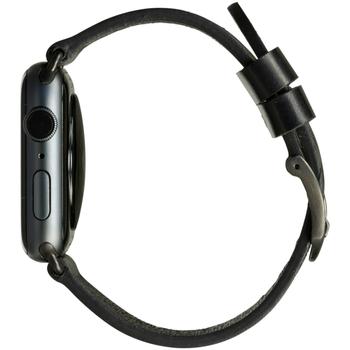 DBRAMANTE1928 Bornholm Watch Strap 44mm BLK/SPGRY (AW44BLSG1037)