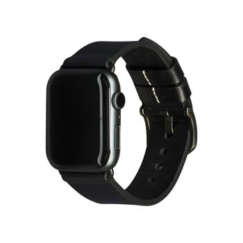 DBRAMANTE1928 Bornholm Watch Strap 44mm BLK/SPGRY (AW44BLSG1037)