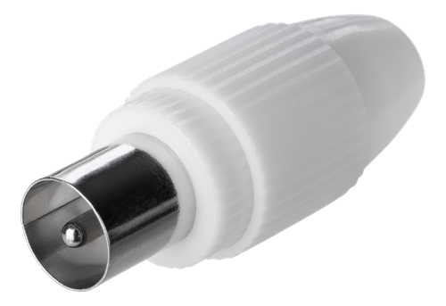 DELTACO RF connector White (DEL-664 $DEL)