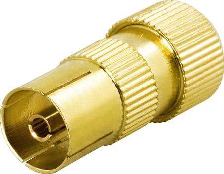 DELTACO Adapter IEC connector Female (DEL-666 $DEL)