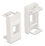 DELOCK Easy 45 Module Keystone Holder 22.5 x 45 mm, white