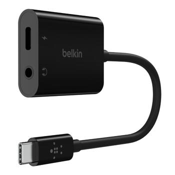 BELKIN RockStar 3.5mm Audio+USB-C Charge Adapte (NPA004BTBK)