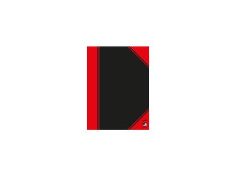 BANTEX Protokoll A6 96 blad linjer sort/rød (100302825*6)