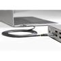 STARTECH StarTech.com 20" 50cm Side Screw Locking USB C Cable 10Gbps, USB 3.1/3.2 Gen 2 Type-C Cable, 100W (5A) Power Delivery Charging, DP Alt Mode, Dual Screw Lock, USB-C to C Cord, Charge/ Sync - Thunderbolt (USB31CCSLKV50CM)