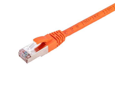 METO S/FTP Patch Cat.6a oransje 30m AWG 26/7 | LSZH | Snagless (APC-300MB-OR)