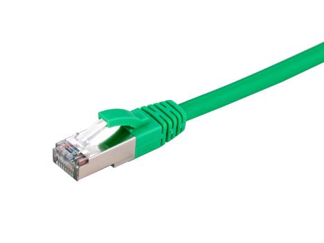 LinkIT Patch S/FTP Cat6a grønn 0.2m AWG 26/7 , LSZH (APC-002MB-GN)