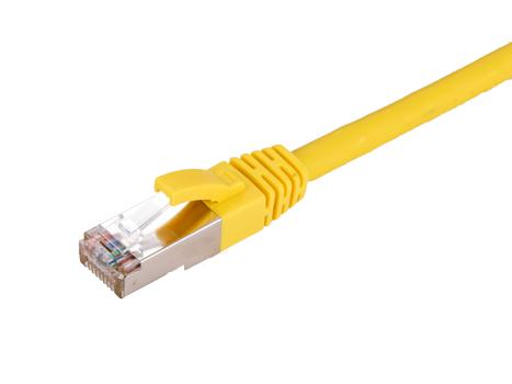LinkIT Patch S/FTP Cat6 gul 0.5m AWG 27/7 , LSZH (STP-6GUHF-005)