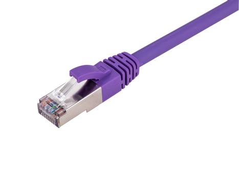 LinkIT Patch S/FTP Cat6a lilla 3m AWG 26/7 , LSZH (APC-030MB-PU)