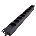 LinkIT 19" Strømskinne 9xCEE 7/4 2m CEE 7/7 , 16A , 1U