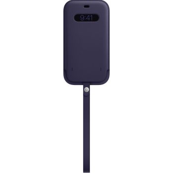 APPLE Skyddshölje för mobiltelefon - med MagSafe - läder - djupviolett - för iPhone 12 Pro Max (MK0D3ZM/A)