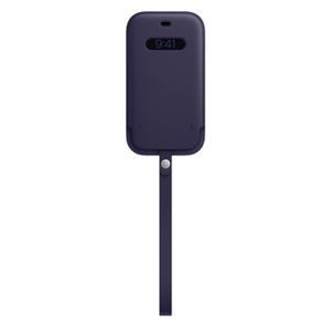APPLE IPHONE 12/12 PRO LEATHER SLEEVE WITH MAGSAFE - DEEP VIOLET ACCS (MK0A3ZM/A)