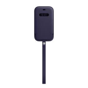 APPLE Skyddshölje för mobiltelefon - med MagSafe - läder - djupviolett - för iPhone 12 mini (MK093ZM/A)