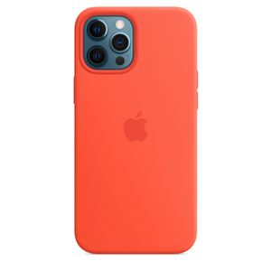 APPLE IPHONE 12 PRO MAX SILICONE CASE WITH MAGSAFE - ELECTRIC ORANGE ACCS (MKTX3ZM/A)