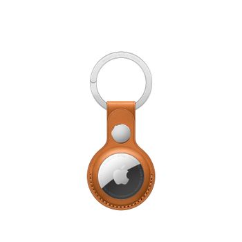 APPLE AirTag Leather Key Ring - Golden Brown (MMFA3ZM/A)