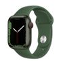 APPLE Watch Series 7 (GPS + Cellular) - 41 mm - grönt aluminium - smart klocka med sportband - fluoroelastomer - klöver - bandstorlek: standard - 32 GB - Wi-Fi, Bluetooth - 4G - 32 g