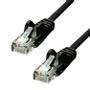 ProXtend CAT5e U/UTP CCA PVC Ethernet Cable Black 20cm