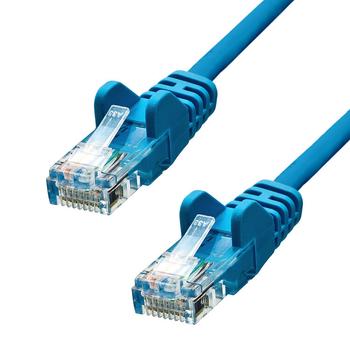 ProXtend CAT5e U/UTP CCA PVC Ethernet Cable Blue 20cm (V-5UTP-002BL)