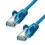 ProXtend CAT5e U/UTP CCA PVC Ethernet Cable Blue 1.5m