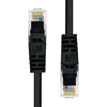 ProXtend CAT5e U/UTP CCA PVC Ethernet Cable Black 1m (V-5UTP-01B)