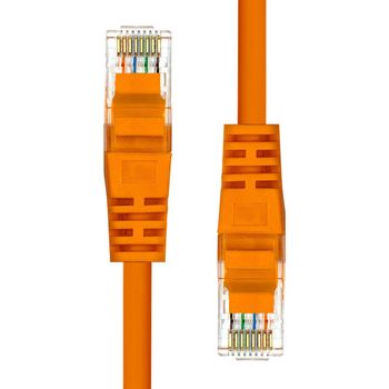 PROXTEND CAT5e U/UTP CCA PVC Ethernet Cable Orange 1.5m (V-5UTP-015O)