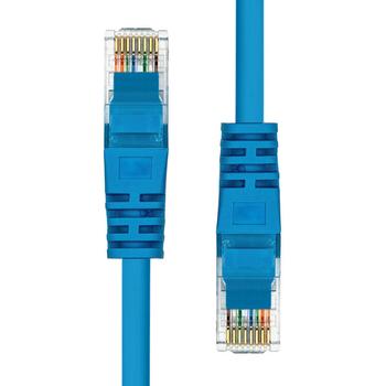 ProXtend CAT5e U/UTP CCA PVC Ethernet Cable Blue 25cm (V-5UTP-0025BL)