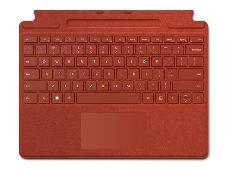 MICROSOFT MS Surface Pro8 TypeCover Poppy Red DA/ FI/ NO/ SV (8XB-00029)