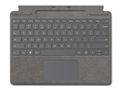 MICROSOFT MS Surface Pro8/ Pro9/ ProX TypeCover Platinum Silver DA/ FI/ NO/ SV (8XB-00069)
