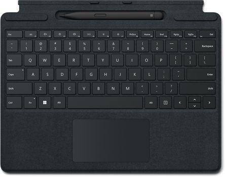 MICROSOFT MS Surface Pro8/9 TypeCover + Pen Bundle Black DA/ FI/ NO/ SV (8X8-00009)