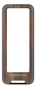 UBIQUITI G4 Doorbell Cover black wood