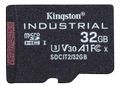 KINGSTON 32GB MICROSDHC INDUSTRIAL C10 A1 PSLC CARD SINGLE PACK W/O ADAPTER