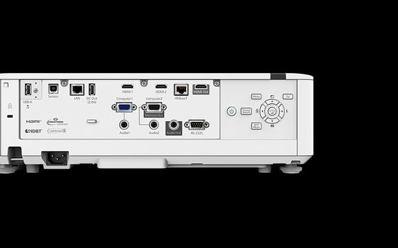 Epson EB-L530U - 3 LCD-projektor - 802.11a/ b/ g/ n/ ac trådløs / LAN/ Miracast - hvit (V11HA27040)