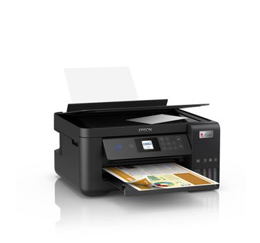 EPSON EcoTank ET-2850 Inkjet Printers Consumer/ Multi-fuction/ Ink tank system/ Home A4 (21.0x29.7 cm) 4 Ink Cartridges KCYM Print Scan Copy Yes 5 760 x 1 440 DPI IN (C11CJ63405)