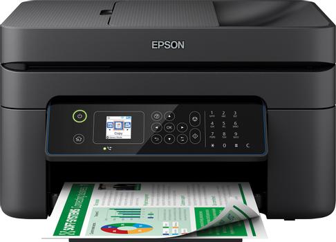 EPSON WorkForce WF-2845DWF - Multifunctionele printer - kleur - inktjet - A4/Legal (doorsnede) - maximaal 10 ppm (printend) - 100 vellen - 33.6 Kbps - USB 2.0, Wi-Fi(n) (C11CG30408)