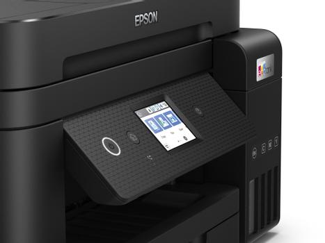 EPSON EcoTank ET-4850 Inkjet Printers Consumer/ Multi-fuction/ Ink tank system A4 (21.0x29.7 cm) 4 Ink Cartridges KCYM Print Scan Copy Fax Yes (A4 plain paper) 4 800 x 1 200 DPI IN (C11CJ60402)