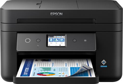 EPSON WorkForce WF-2885DWF MFP colour inkjet A4 14ppm Print 150sheets USB LAN Wi-Fi NFC Black (C11CG28408)