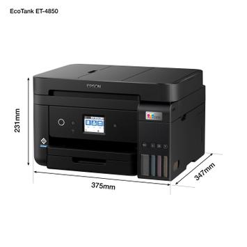 Epson EcoTank ET-4850 - multifunksjonsskriver - farge (C11CJ60402)