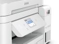 EPSON EcoTank ET-4856 Inkjet Printers Consumer/ Multi-fuction/ Ink tank system A4 (21.0x29.7 cm) 4 Ink Cartridges KCYM Print Scan Copy Fax Yes (A4 plain paper) 4 800 x 1 200 DPI IN (C11CJ60407)