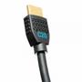 C2G 18in 4K HDMI Cable - Performance Series Cable - Ultra Flexible - M/M - High Speed - HDMI-kabel - HDMI hane till HDMI hane - 50 cm - svart (C2G10374)