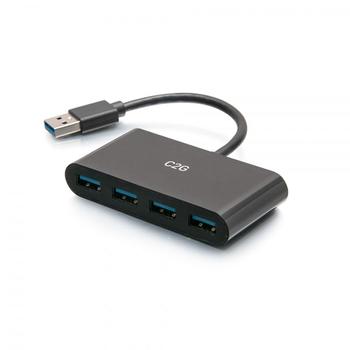 C2G 4-Port USB Hub - USB 3.0 Hub - SuperSpeed USB - 5Gbps - Hubb - 4 x SuperSpeed USB 3.0 - skrivbordsmodell (C2G54461)