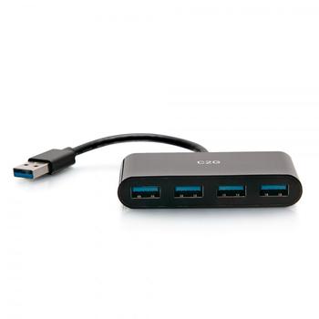 C2G G 4-Port USB Hub - USB 3.0 Hub - SuperSpeed USB - 5Gbps - Hub - 4 x SuperSpeed USB 3.0 - desktop (C2G54461)
