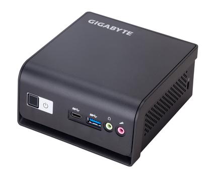 GIGABYTE e BRIX GB-BMCE-4500C (rev. 1.0) - Barebone - ultra compact mini PC - 1 x Celeron N4500 / 1.1 GHz - RAM 0 GB - UHD Graphics 605 - Gigabit Ethernet WLAN: - 802.11a/ b/ g/ n/ ac,  Bluetooth 4.2 (GB-BMCE-4500C)