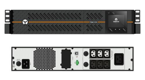 Vertiv Vertiv EDGE 1ph UPS, Li-Ion, 3.0 kVA, input IEC60320 C20 inlet, 2U, output - 230V, output socket gro (EDGELI-3000IRT2U)
