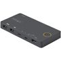 STARTECH 2 Port Hybrid USB-A + HDMI USB-C KVM Switch Single 4K 60Hz HDMI 2.0 Monitor Compact Desktop and/or Laptop KVM