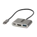 STARTECH USB C MULTIPORT ADAPTER USB-C TO HDMI 4K PD 3.0 USB 3.0 HUB PERP
