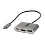 STARTECH USB C MULTIPORT ADAPTER USB-C TO HDMI 4K PD 3.0 USB 3.0 HUB CABL (CDP2HDUACP2)