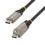 STARTECH StarTech.com 3ft 1m Top Screw Locking USB C Cable 10Gbps, USB 3.1/3.2 Gen 2 Type-C Cable, 100W (5A) Power Delivery Charging, DP Alt Mode, Single Screw Lock, USB-C to C Cord, Charge/ Sync - Thunderbolt  (USB31CCTLKV1M)