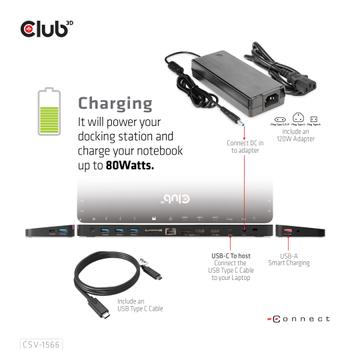 CLUB 3D Usb Gen1 Type-C Triple  (CSV-1566)