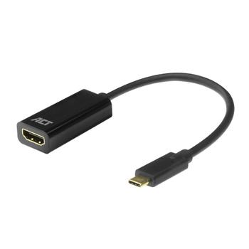 ACT USB-C Male HDMI-adapter HDMI Female AC7305 Zwart 15 cm (AC7305)